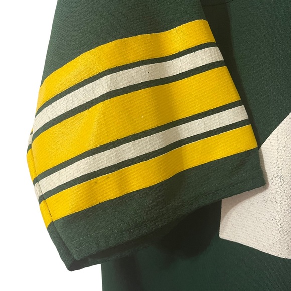 NFL Logo 7 Athletic Green Bay Packers Brett Favre 4 Jersey Large 46-48 - Picture 7 of 12